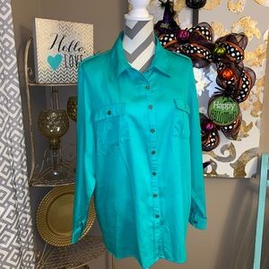 Women’s Teal long sleeve top